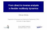 Olivier Brüls - ORBi: Home · PDF file · 2012-05-07Olivier Brüls Department of Aerospace and Mechanical Engineering ... Stable inversion for systems in nonlinear I/O normal form