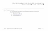 Multi-Chassis APS and Pseudowire Redundancy … SR Advanced Configuration Guide Page 119 Multi-Chassis APS and Pseudowire Redundancy Interworking In This Chapter This section describes
