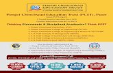 Pimpri Chinchwad Education Trust (PCET), Pune - nmiet.edu.in · PDF fileDiploma (Mech / EnTc/ Comp /IT/ Automobile/Civil) Contacts: ... ¦ Our Institutes are at walking distance from