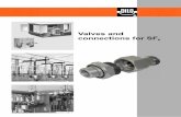 Valves and connections for SF of contents DILO D-87727 Babenhausen C 3099-00 1 General page 3 - 8 Mounting instructions page 9 - 12 DILO couplings for SF 6-switchgear page 13 - …