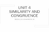 Unit 4 Notes -   · PDF fileIf the three sides of one triangle are congruent to the three sides of another triangle, then the two triangles ... Theorem If two sides of a triangle