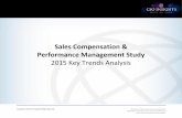Sales Compensation & Performance Management Study · PDF fileSales Compensation & Performance Management ... insights into sales compensation and performance management and how ...