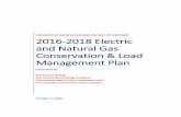 2016-2018 Electric and Natural Gas Conservation & … General Statutes-Section 16-245m(d) 2016-2018 Electric and Natural Gas Conservation & Load Management Plan Submitted by: Eversource