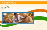 INSURANCE - IBEF · PDF fileInsurance Regulatory and Development Authority, TechSci Research ... Birla Sunlife Others AUGUST 2015. For updated information, please visit   15