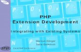 PHP Extension Developmentsomabo.de/.../200610_zend_conf_php_extension_development.pdfPHP Extension Development 2 How the slides work; Upper part contains some helpfull hints; Lower
