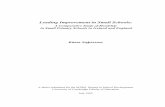 Thesis: Leading improvement in small Improvement in Small Schools: A Comparative Study of Headship in Small Primary Schools in Iceland and England Rnar Sigrsson A thesis submitted