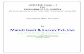 Maruti Ispat & Energy Pvt. Ltd.environmentclearance.nic.in/writereaddata/modification/PreviousTOR/... · Maruti Ispat & Energy Pvt. Ltd. Form I for extension of EC validity 1 APPENDIX