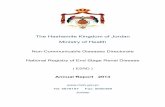 The Hashemite Kingdom of Jordan Ministry of · PDF fileThe Hashemite Kingdom of Jordan Ministry ... Nephrology and Transplantation. MRCP ... The interaction between the Registry and