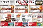 OPEN ONE DAY SALE Saturday OPEN May 6 SPECIAL …pecksmarketdata.shoptocook.com/shoptocook/Content/CircularPDF/... · Yoplait Custard Or Greek Yogurt 5/$5 ... Virginia Style Ham $299