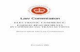 ELECTRONIC COMMERCE - Law Commissionlawcom.gov.uk/app/uploads/2015/09/electronic_commerce_advice.pdf · it is currently undertaking in relation to Article 9 and section 8. ACKNOWLEDGEMENTS