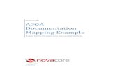 ASQA Documentation Mapping Example - RTO · PDF fileASQA Documentation Mapping Example ... Training and Assessment Strategy Template. NovaCore Mapping Example for Essential standards