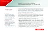 Oracle Hospitality OPERA Sales and Catering Cloud · PDF filethe hotel sales office and property management ... deliver a comprehensive account of all business ... Oracle Hospitality