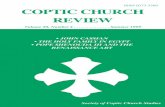 ISSN 0273-3269 COPTIC CHURCH  · PDF fileISSN 0273-3269 COPTIC CHURCH REVIEW ... According to Johannes Quasten, ... 7 Johannes Quasten, Patrology vol. 4 (Allen, TX: