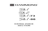 EXTRA VOICE SECTION - Hammond USAhammondorganco.com/wp-content/uploads/2015/06/06-EXTRA-VOIC… · 2 EXTRA VOICE Section EXTRA VOICE VOICE Touch Tabs The VOICE Touch Tabs allow you