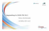 CICS TS 51 SHARE Upgrading - IBM · PDF fileThe CICSPlex SM element is CICSPlex SM V5.1. • Other elements of CICS TS V5.1, that were previously available as separate IBM products,
