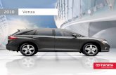 2010 Venza - Get Your Toyota - · PDF file... the 2010 Venza ... power, so Venza can offer smooth, ... 776 Aloe Green MetallicC,D Interior colour options Please see your Toyota Dealer