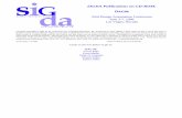SIGDA Publications on CD-ROM: D OF THE 33rd DESIGN AUTOMATION CONFERENCE ... New York, NY 10257 Phone: 44-1865-382338 (All other countries) Fax: 44-1865 …