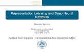 Representation Learning and Deep Neural Networks - …didawiki.di.unipi.it/.../computational-neuroscience/5-deep-hand.pdfRepresentation Learning and Deep Neural Networks Davide Bacciu
