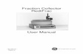 マニュアル Fraction Collector RediFrac · PDF file1. Introduction 3 1. Introduction The fraction collector, RediFrac, Code No. 18-1003-64, is a versatile instrument for simple,