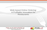 Web-based Online Ordering: A Profitable Innovation for ... Online Ordering: A Profitable ... availability and configure all the different settings of your web ordering web site. ...