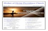 Mother of Divine Providence Church - MDP Parish MDP 052117 final...Mother of Divine Providence Church 333 Allendale Road, ... ‘no one ever asked me. ... THERE WOULD BE NO MASS! an