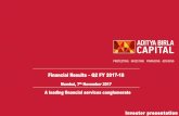 A leading financial services ... - Aditya Birla Capital Birla Sunlife Pension ... Previous year financials have been restated including earnings of ABSLI to make performance ... 12Aditya