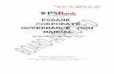 PSBANK CORPORATE GOVERNANCE (CG) MANUAL on Corporate... · This Manual shall be known as the “PSBank Corporate Governance (CG) Manual ... budgeting. The Board shall ... others major