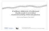 Colfax-Albion-Pullman Railroad Corridor Community · PDF fileColfax-Albion-Pullman Railroad Corridor Community Discussions ... Colfax-Albion-Pullman Railroad Corridor Community Discussions