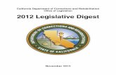 2012 Legislative Digest Draft - California Department of ... · PDF file2012 Legislative Digest November 2012 . ... local government to develop comprehensive regional partnerships
