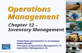 Inventory Management - California State University, …hcmsc002/heizer_12.ppt · PPT file · Web view · 2008-11-19Chapter 12 – Inventory Management ... d = 4 ... Amazon.com Functions
