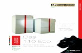 Gas 110 Eco - Euro · PDF fileGas 110 Eco Modular / Cascade Gas ... simply water vapour formed during the combustion process. If the controls allow the flow and ... Gas consumption