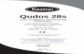 User, Installation and Servicing Instructions - Keston Manual 8-2011.pdf · 4.9 Exchanging A Boiler 5 COMMISSIONING OF ... 0.1 LIST OF CONTENTS The Keston Qudos 28s and Qudos 28sP