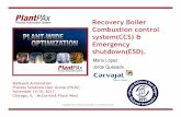 Recovery Boiler Combustion control system(CCS) & · PDF fileCombustion control system(CCS ... • Problems of operation and safety exceed those of conventional power boilers ... –