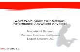 WAP! WAP! Know Your Network Performance! Anywhere! Any time! · PDF fileKnow Your Network Performance! Anywhere! Any time! Marc-André Bumann ... Construction and Extension of the
