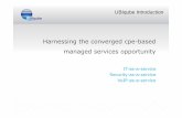 Harnessing the converged cpe-based managed services ...depot.ubiqube.com/DocsInterWiki/UBIqube_SP_intro_Q209.pdf · Harnessing the converged cpe-based managed services opportunity