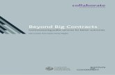 Beyond Big Contracts - The Institute for Government · PDF fileBeyond Big Contracts ... We ask whether outsourcing and ‘payment by results ... Public-service providers are much more