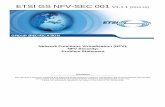 ETSI GS NFV-SEC 001 V1.1 - Home Page of Bob Briscoe · PDF fileETSI GS NFV-SEC 001 V1.1.1 (2014-10) Network Functions Virtualisation (NFV); NFV Security; Problem Statement Disclaimer