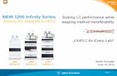 NEW 1200 Infinity Series Scaling LC performance while ... · PDF file1220 Infinity LC. 1260 Infinity LC. 1290 Infinity LC. NEW 1200 Infinity Series Raising the Standard in HPLC Scaling