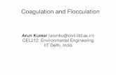 Coagulation and flocculation Kumar - Indian Institute of ...web.iitd.ac.in/~arunku/files/CEL795_Y12/Coagulation and...Definition • Many of the contaminants in water and wastewater