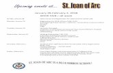 January 28 February 2, 2018 OOK FAIR—all weekschool.stjoanhershey.org/uploads/6/7/0/7/67075407/january_26_2018.pdf · 8:30— Opening Prayer service with flag ceremony — Scouts