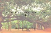INDIAN STATISTICAL INSTITUTE, DELHIplacement/doc/pb2015.pdf · The Indian Statistical Institute, ... Marketing Science Group, IMRB International (1 month) Academic Qualification B.A.