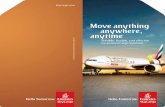 Move anything anywhere, anytime - SkyCargo SkyCargo Charter Leaflet... · If it’s unusual, we can take it in our stride. If it’s urgent, we can fly like the wind. If it’s highly