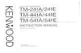 TM-241 User Manual - IW2NMX Home Page - Trio/TM-541 Instruction Manual/TM-541... · Title: TM-241 User Manual Author: IW5DBZ Created Date: 0-01-01T00:00:00Z