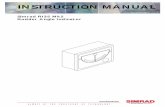 SIMRAD RI35 MK2 RUDDER ANGLE INDICATOR MK2 R… · Instruction manual 20220919D 1 Instruction Manual This manual is intended as a reference guide for operating and correctly installing