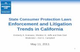 State Consumer Protection Laws Enforcement and … Consumer Protection Laws Enforcement and Litigation ... Cel-Tech Communications, ... a class action would allow for disgorgement