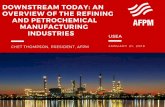2016 AFPM Member Facilities - USEA... · AFPM American Fuel & Petrochemical Manufacturers 825 225 Stock Price Index Figure 1. S&P 500 OIL & GAS REFINING & MARKETING INDEX* (MPC PSX