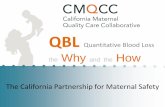 QBL Quantitative Blood Loss - National Health   Quantitative Blood Loss the Why and the ... in the EMR California ... Archives Gynecology and Obstetrics, 283, 1207-1213. AWHONN