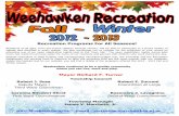 Recreation Programs For All Seasons! - Weehawken NJ · PDF fileSupervised and parent assisted, toddlers learn basic tumbling skills and beginning gymnastic ... Through deep breathing,
