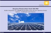 Ukujima Photovoltaic Park 400   Photovoltaic Park 400 MW ... HVDC LCC- / CSC-Technology *1 - Use Since early 1950 ... PowerFactory â€“ DIgSILENT, Germany. PHOTOVOLT