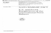 NSIAD-89-23A NATO-Warsaw Pact: U.S. and Soviet ... · PDF fileinferiority to Warsaw Pact forces in tanks and artillery, although he ... Warsaw Pact offensive with aircraft and helicopters,